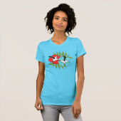 T-shirt Fleurs d'Hibiscus (Devant entier)