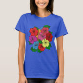 T-shirt Fleurs d'Hibiscus #6 (Devant)