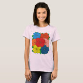 T-shirt Fleurs d'Hibiscus #7 (Devant entier)