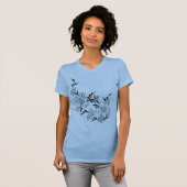 T-shirt Fleurs d'or de jour (Devant entier)