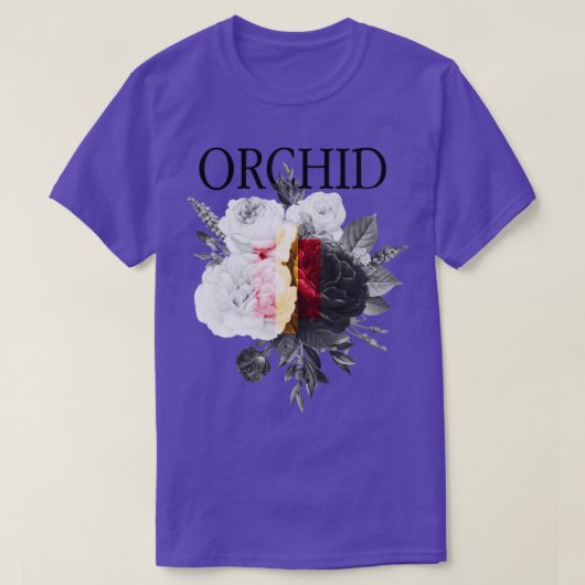 T-shirt Fleurs d'orchidées (Design devant)