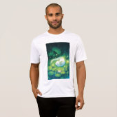T-shirt Fleurs du jardin Axolotl de l'étang (Devant entier)