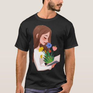 T-shirt fleurs du livre 84