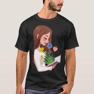 T-shirt fleurs du livre 84