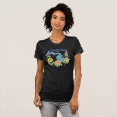 T-Shirt Fleurs du Michigan Impression florale (Devant entier)