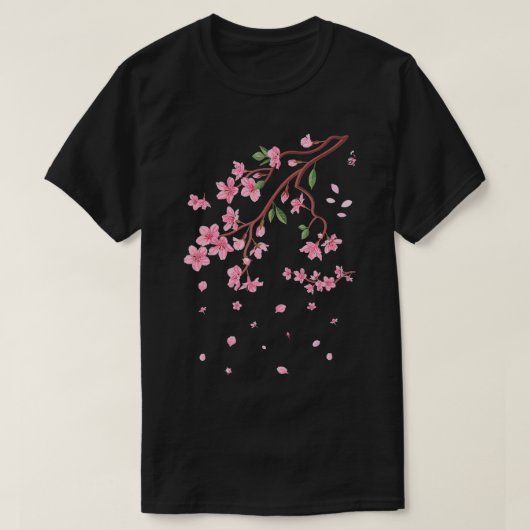 T-shirt Fleurs du printemps Sakura Cherry Blossom (Design devant)