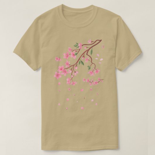 T-shirt Fleurs du printemps Sakura Cherry Blossom (Design devant)