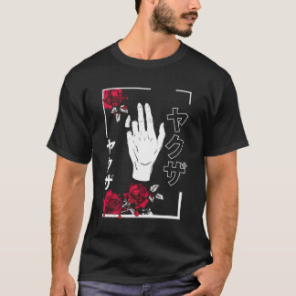 T-shirt Fleurs esthétiques japonaises Filles Ados Hommes F