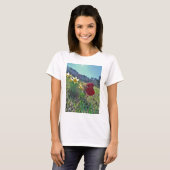 T-shirt Fleurs et fleurs jaunes (Devant entier)