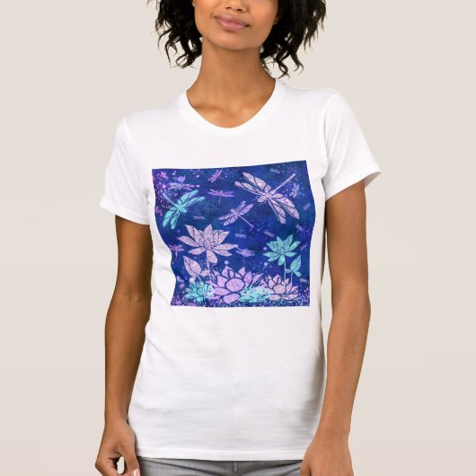 T-shirt Fleurs et libellules (Devant)