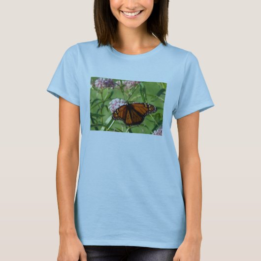 T-shirt Fleurs et Monach de Milkweed (Devant)