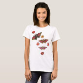 T-shirt Fleurs et papillons (Devant entier)