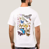 T-shirt Fleurs et papillons (Dos)