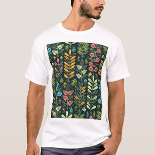 T-shirt Fleurs éternelles : Élégance florale tirée à la ma