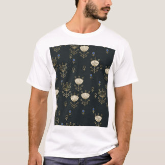 T-shirt Fleurs ethniques : Conception ornementale Vintage