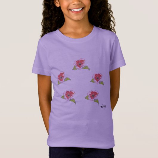T-Shirt : Fleurs Exotiques (Devant)