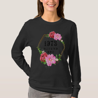 T-shirt Fleurs féminines 1973 Défendre la rue Droits des f