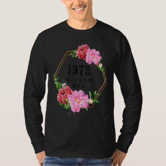 T-shirt Fleurs féminines 1973 Défendre la rue Droits des f