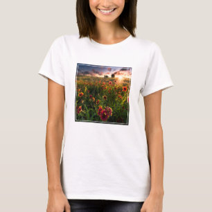 T-shirt Fleurs   Fleur sauvage indien Texas