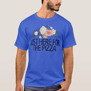T-shirt Fleurs Florales Sarcastique Drôle Juste Ici Pour L