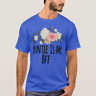 T-shirt Fleurs Florales, Tante Est Mon Bff Funny Floral