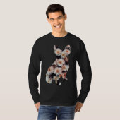T-shirt Fleurs Frenchie (Devant entier)