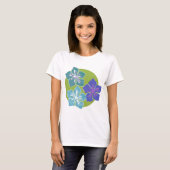 T-shirt Fleurs hawaïennes 1 (Devant entier)