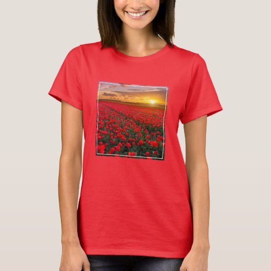T-shirt Fleurs | Jardin botanique Hollande (Devant)
