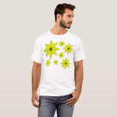 T-shirt Fleurs jaunes (Devant entier)
