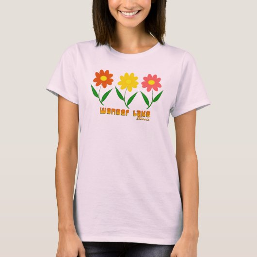 T-shirt Fleurs lumineuses Débardeur de base des femmes (Devant)