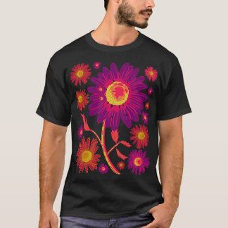 T-shirt Fleurs marguerites Nature jardiner Botanique margu
