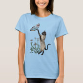 T-shirt Fleurs marguerites Siamese (Devant)
