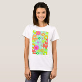 T-shirt Fleurs mélangées (Devant entier)