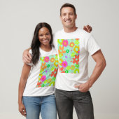 T-shirt Fleurs mélangées (Unisexe)
