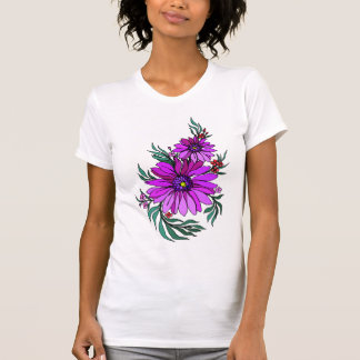 T-shirt Fleurs mignonnes 10a d'art déco