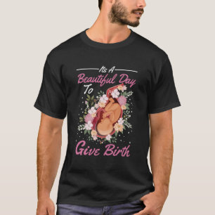 T-shirt Fleurs mignonnes de sage-femme Baby Catcher Doula