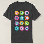 T-shirt Fleurs Modes Couleurs de ressort (Design devant)