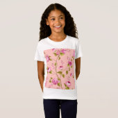 T-Shirt Fleurs Motif 17 (Devant entier)