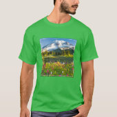 T-shirt Fleurs | Mt. Rainier Fleurs sauvages (Devant)