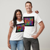 T-shirt Fleurs par des fractales (Unisexe)
