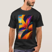 T-shirt Fleurs Paradisiaques tropicales (Devant)