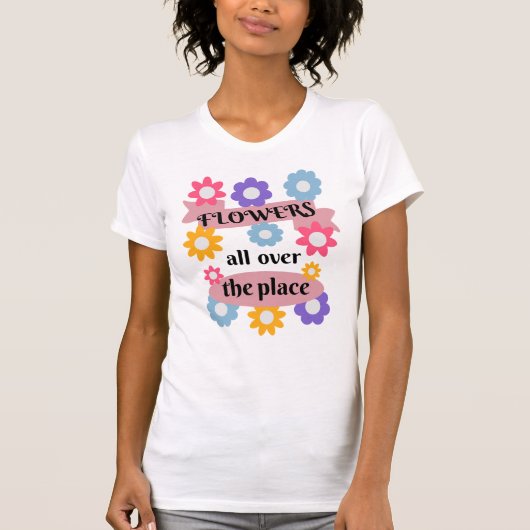 T-shirt Fleurs partout (Devant)