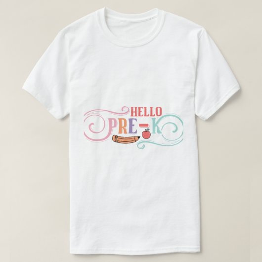 T-shirt Fleurs Pleines et Contour (Design devant)
