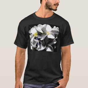 T-shirt Fleurs Plumeria Artistique