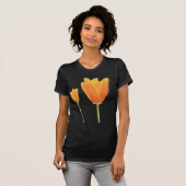 T-shirt Fleurs pour la milliseconde (Devant entier)