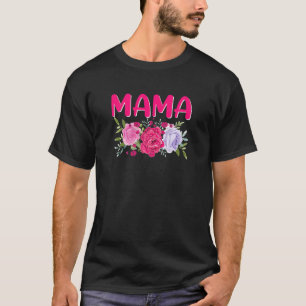 T-shirt Fleurs pour maman Bonne fête des Mères pour femmes
