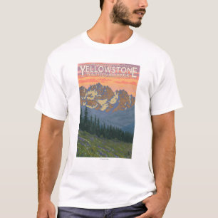 T-shirt Fleurs printanières - Parc national de Yellowstone