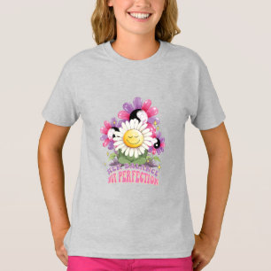 T-shirt Fleurs Quote Positive Rechercher l'équilibre pas l