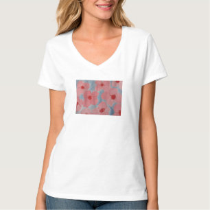 T-shirt Fleurs rose bonbon