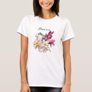 T-shirt Fleurs roses